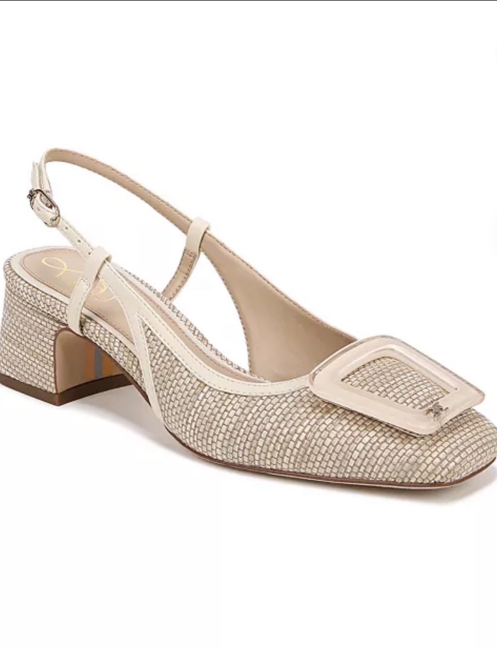 Sam Edelman Tracie Buckled Slingback Block-Heel Pumps